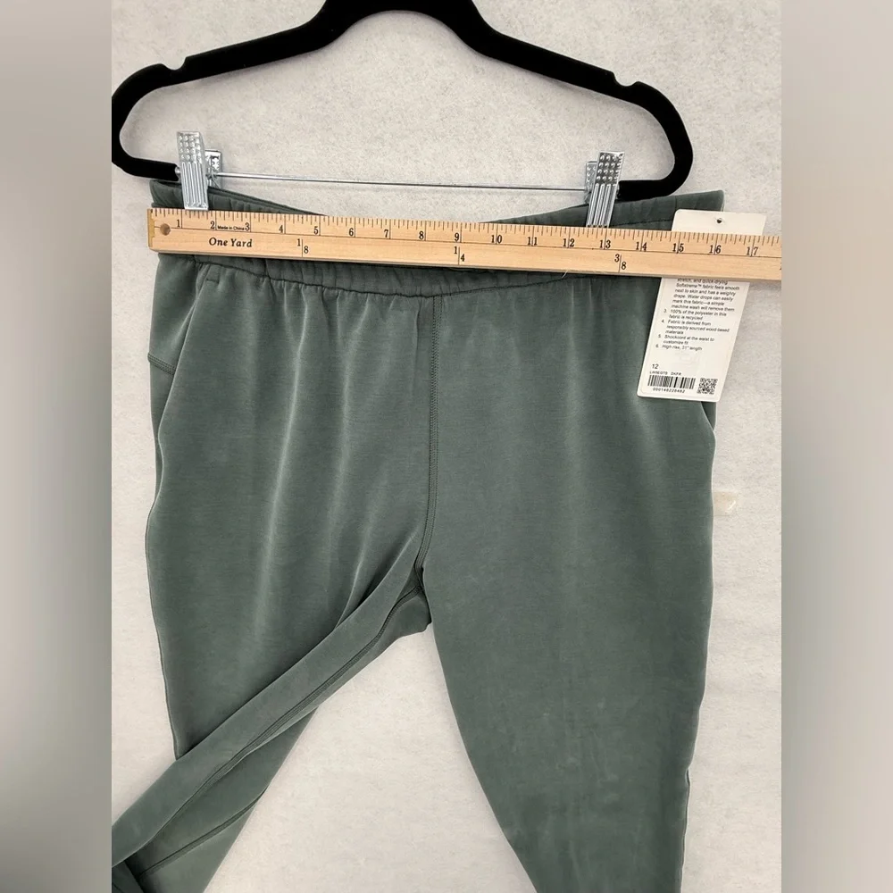 NWT Lululemon Softstreme High-Rise Pant‎ *Full Length Dark Forest Size 14